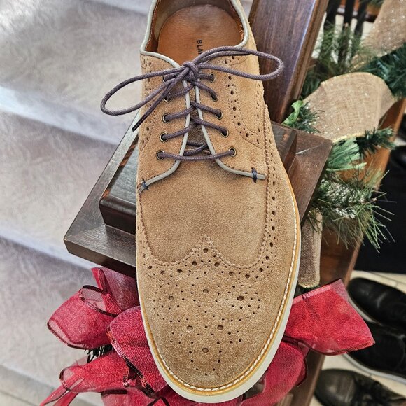 Blake McKay Men's Carson Wingtip Oxford Shoes, Tan, Sz 11.5 - Picture 11 of 16